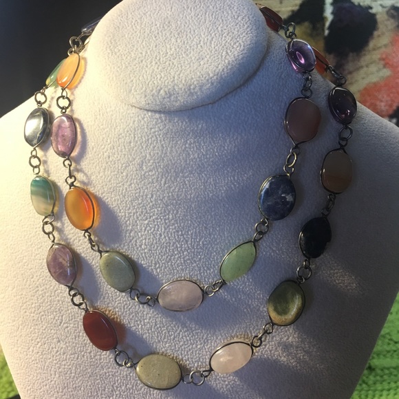 30”gemstone necklace - Picture 3 of 4